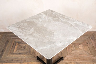 small dining table marble effect